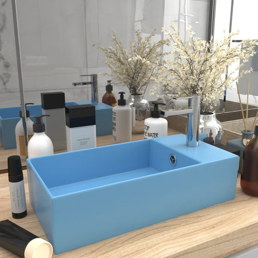 Lavabo Con Rebosadero Cerámica