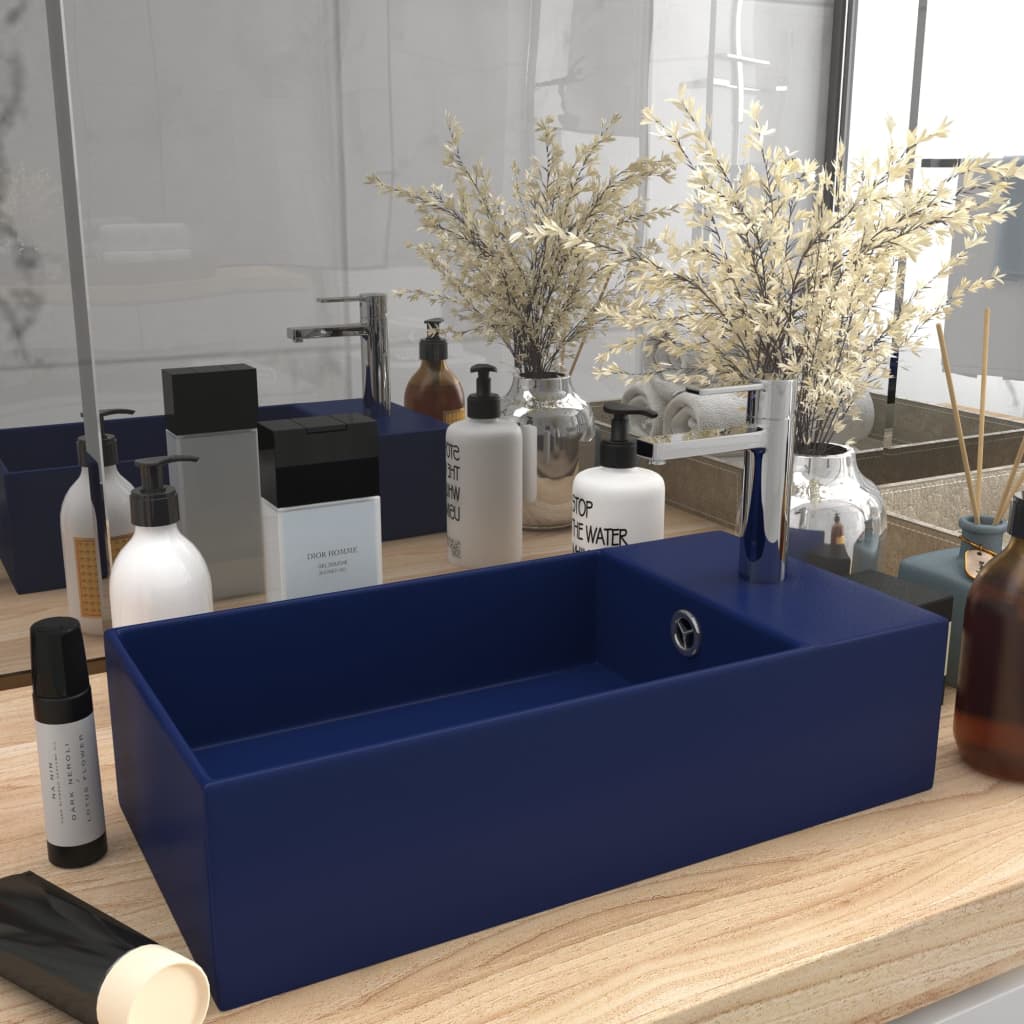 Lavabo Con Rebosadero Cerámica