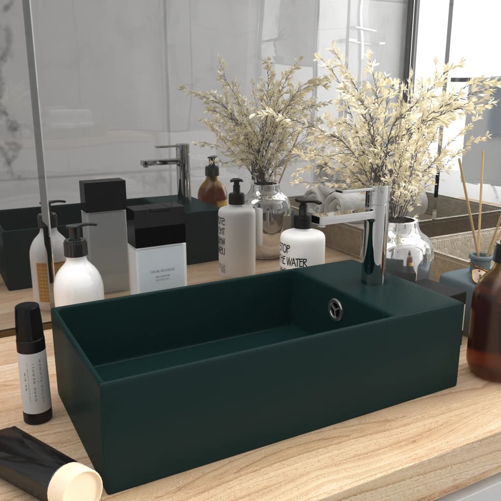 Lavabo Con Rebosadero Cerámica