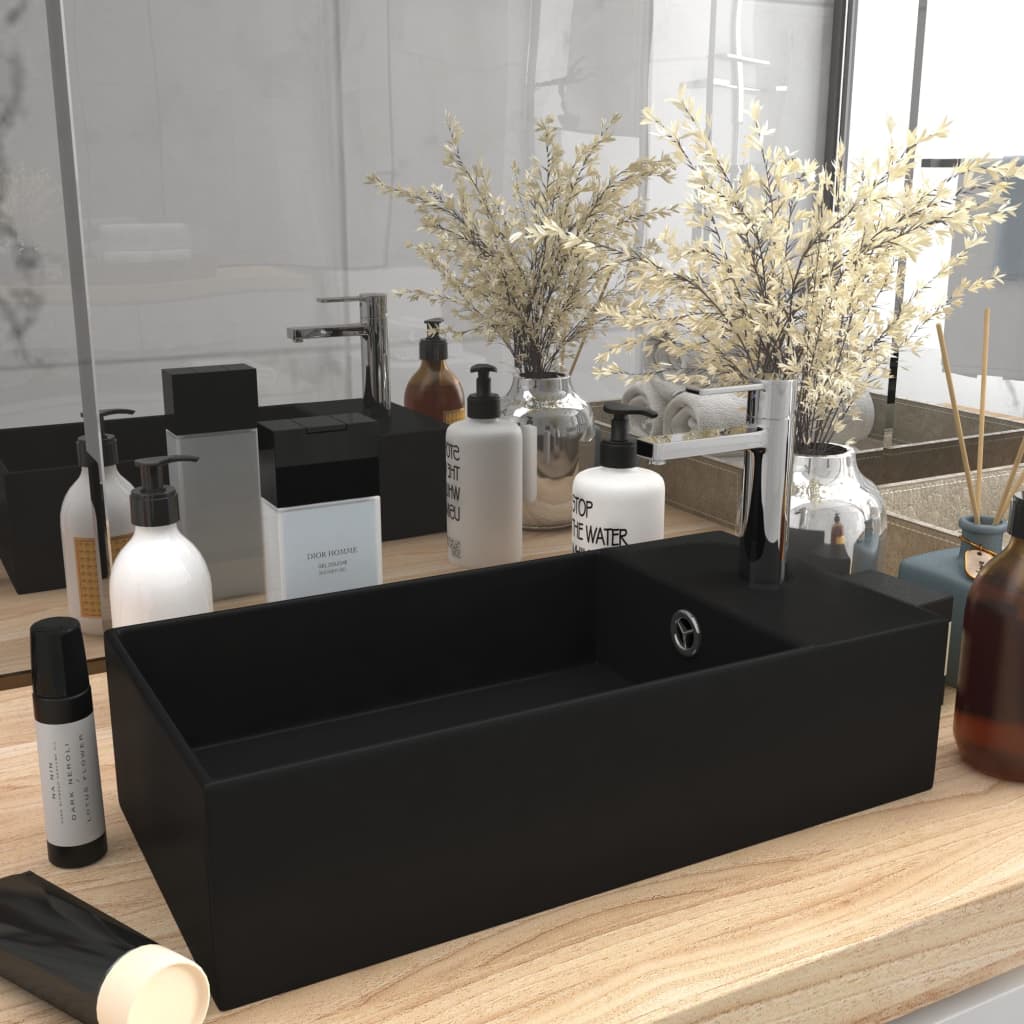 Lavabo Con Rebosadero Cerámica