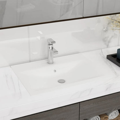 Lavabo De Lujo Con Grifo Cerámica 60X46 Cm Verde Claro