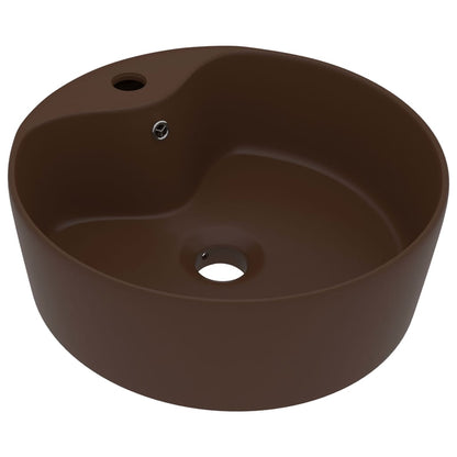 Lavabo Lujoso Y Rebosadero Cerámica 36X13 Cm