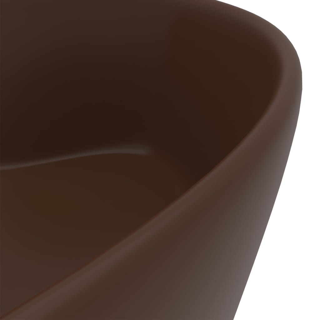 Lavabo Lujoso Y Rebosadero Cerámica 36X13 Cm