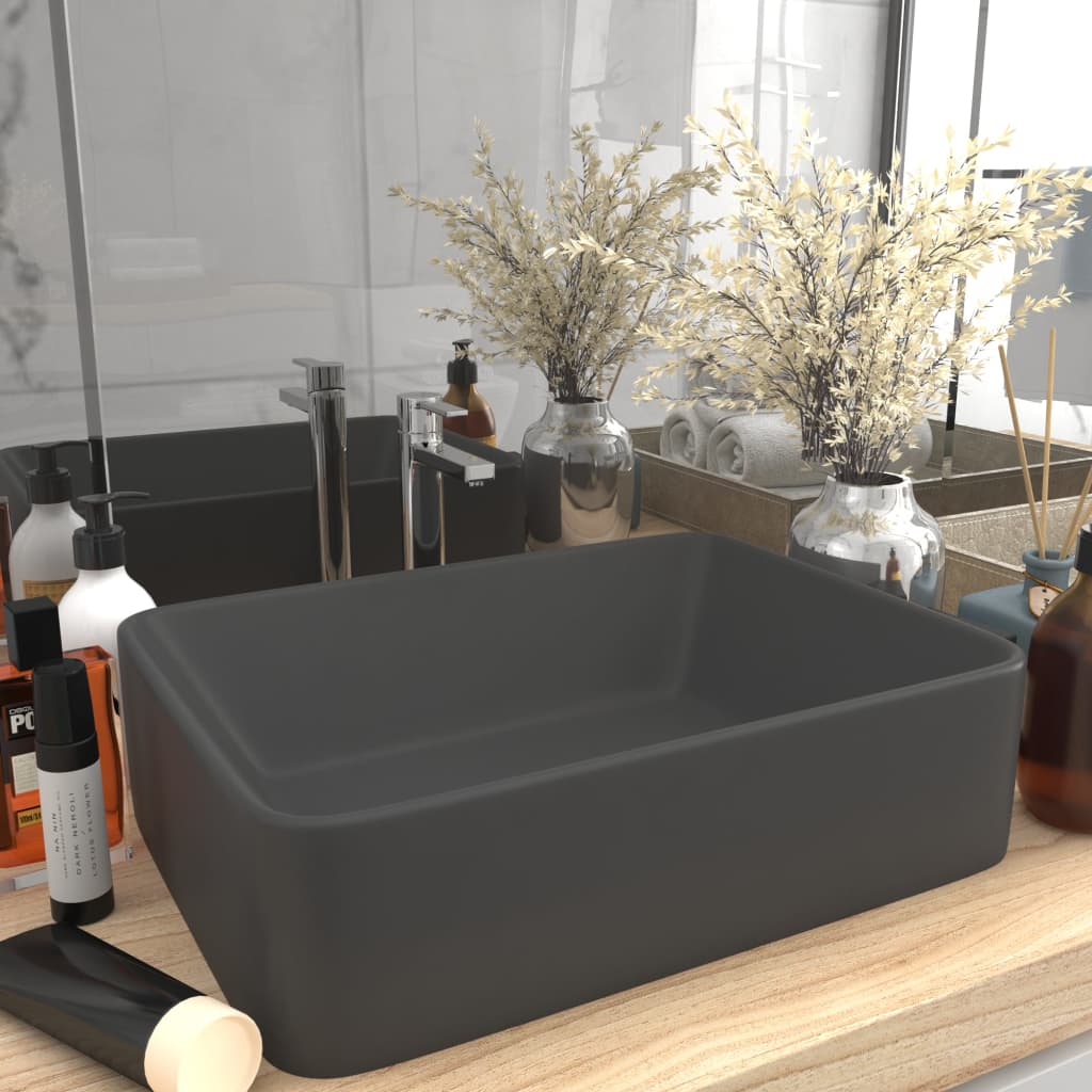 Lavabo De Lujo De Cerámica 41X30X12 Cm