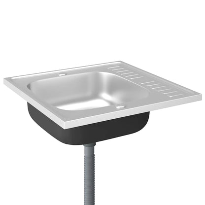 Fregadero De Cocina Con Escurridor Acero Inox