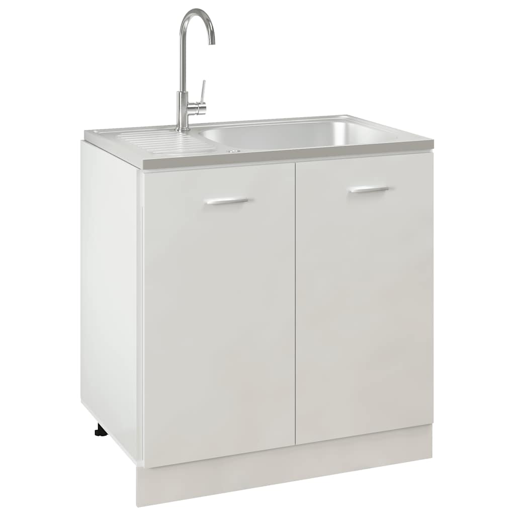 Fregadero De Cocina Con Escurridor Acero Inox