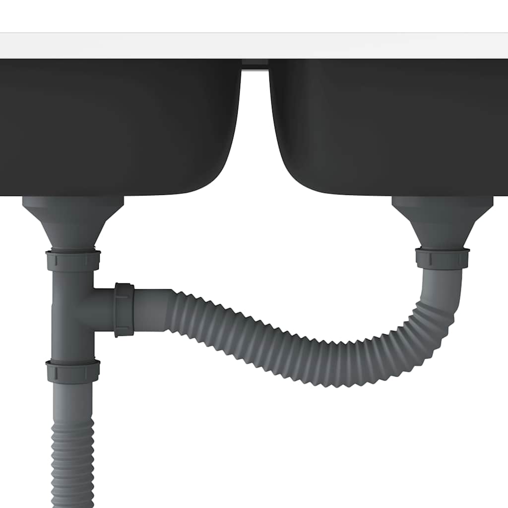 Fregadero De Cocina Doble Seno Acero Inoxidable