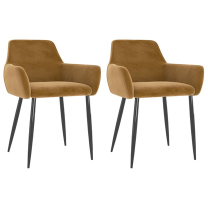 Sillas De Comedor 4 Unidades Terciopelo