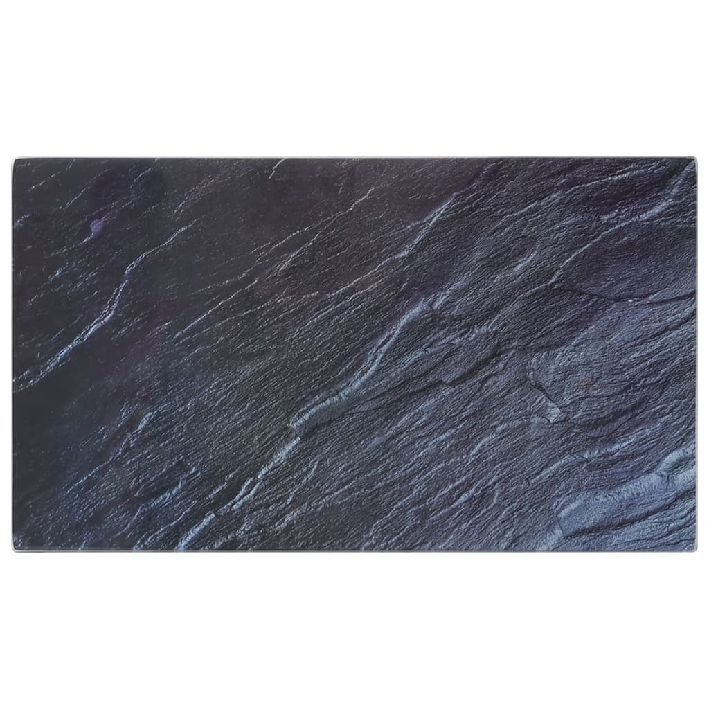 Tablas De Cortar 2 Uds Patrón De Piedra Natural Vidrio Templado