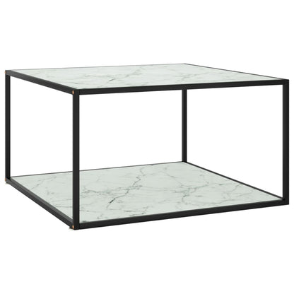 Mesa De Centro Negra Con Vidrio