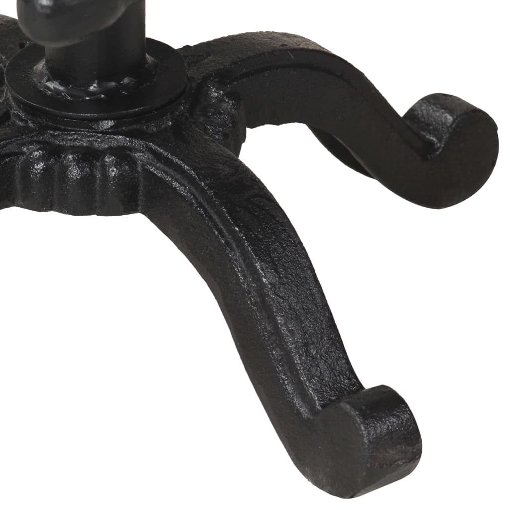Taburete De Cocina Hierro Fundido Negro