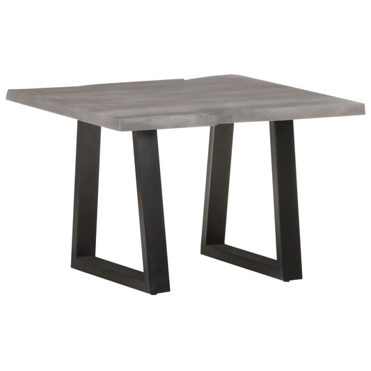 Mesa De Centro Borde Natural Madera Maciza Acacia