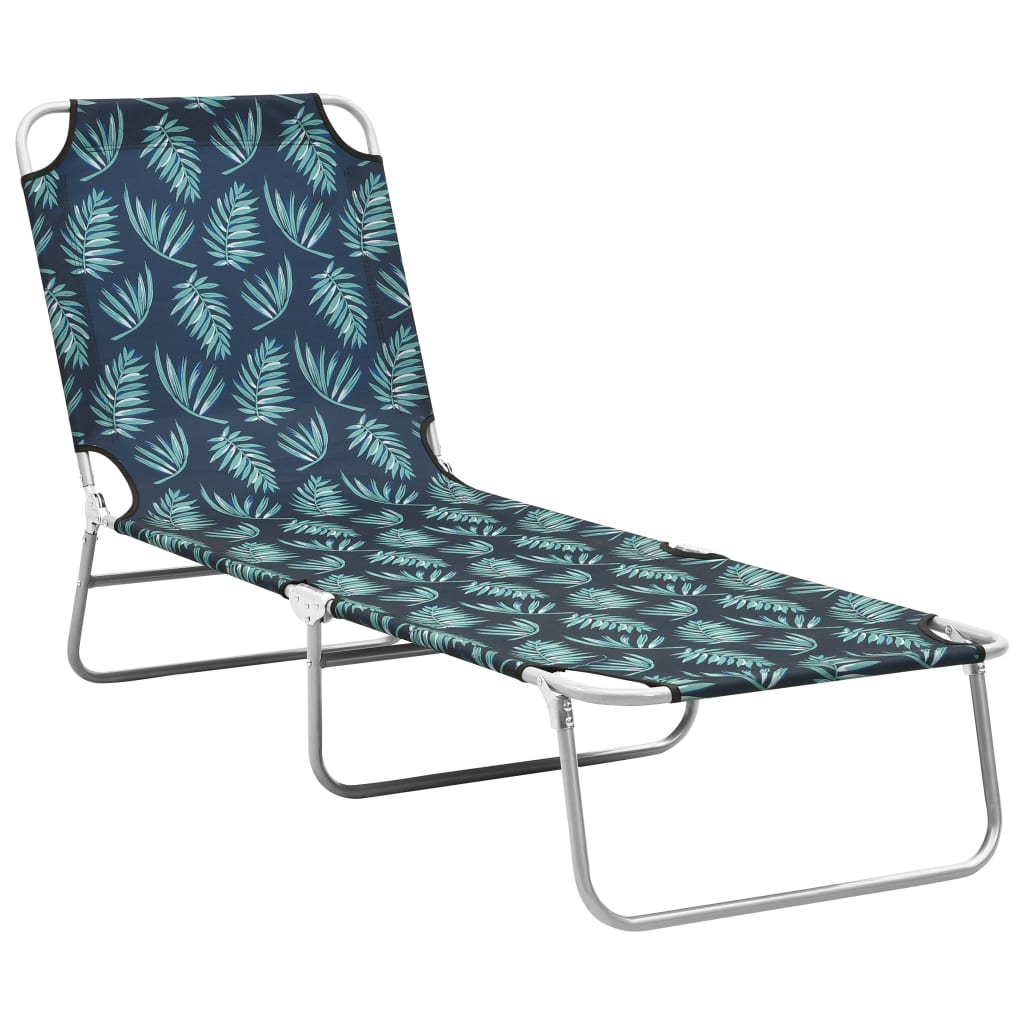 Tumbona Plegable De Acero Con Recubrimiento Polvo