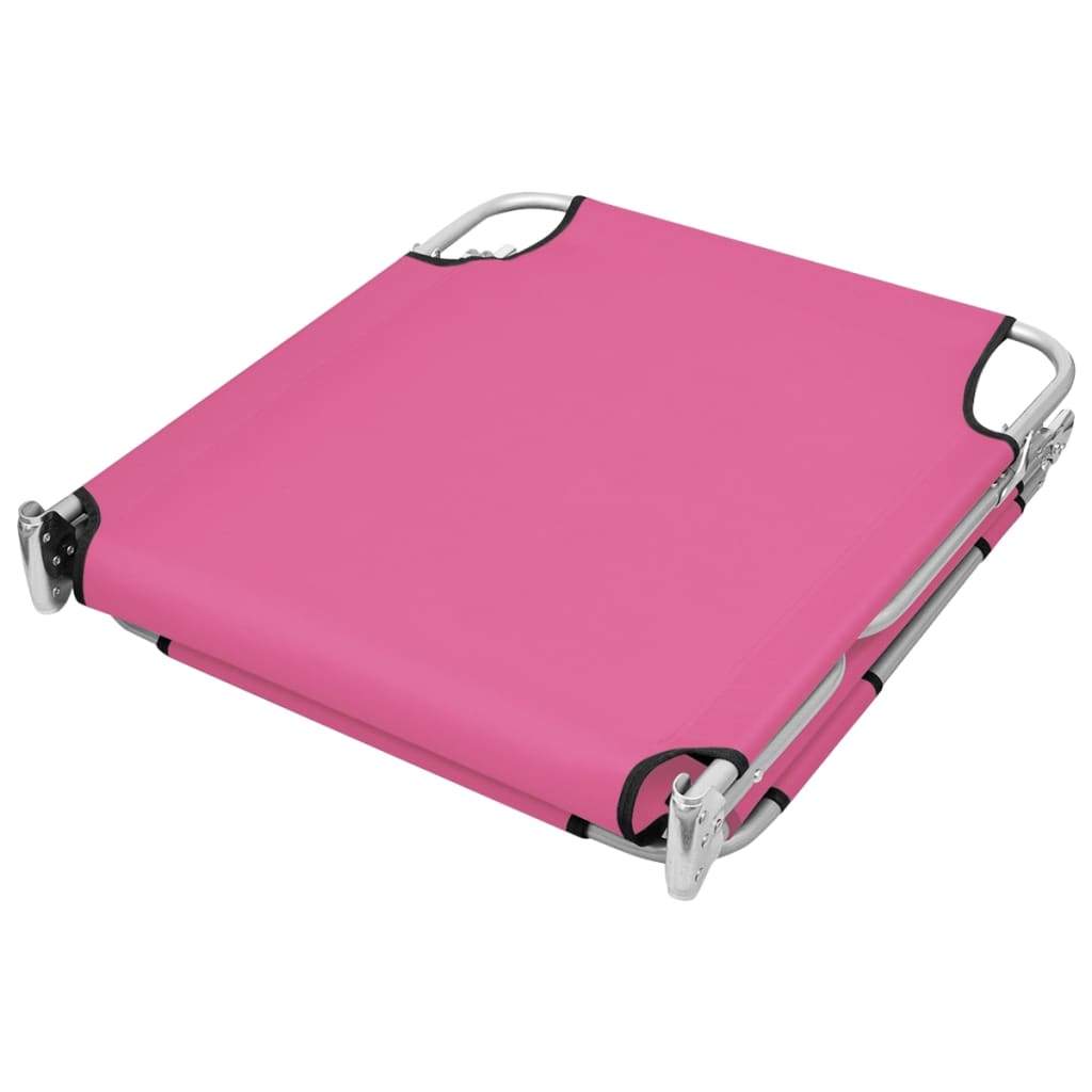 Tumbona Plegable Con Cojín Para La Cabeza Acero
