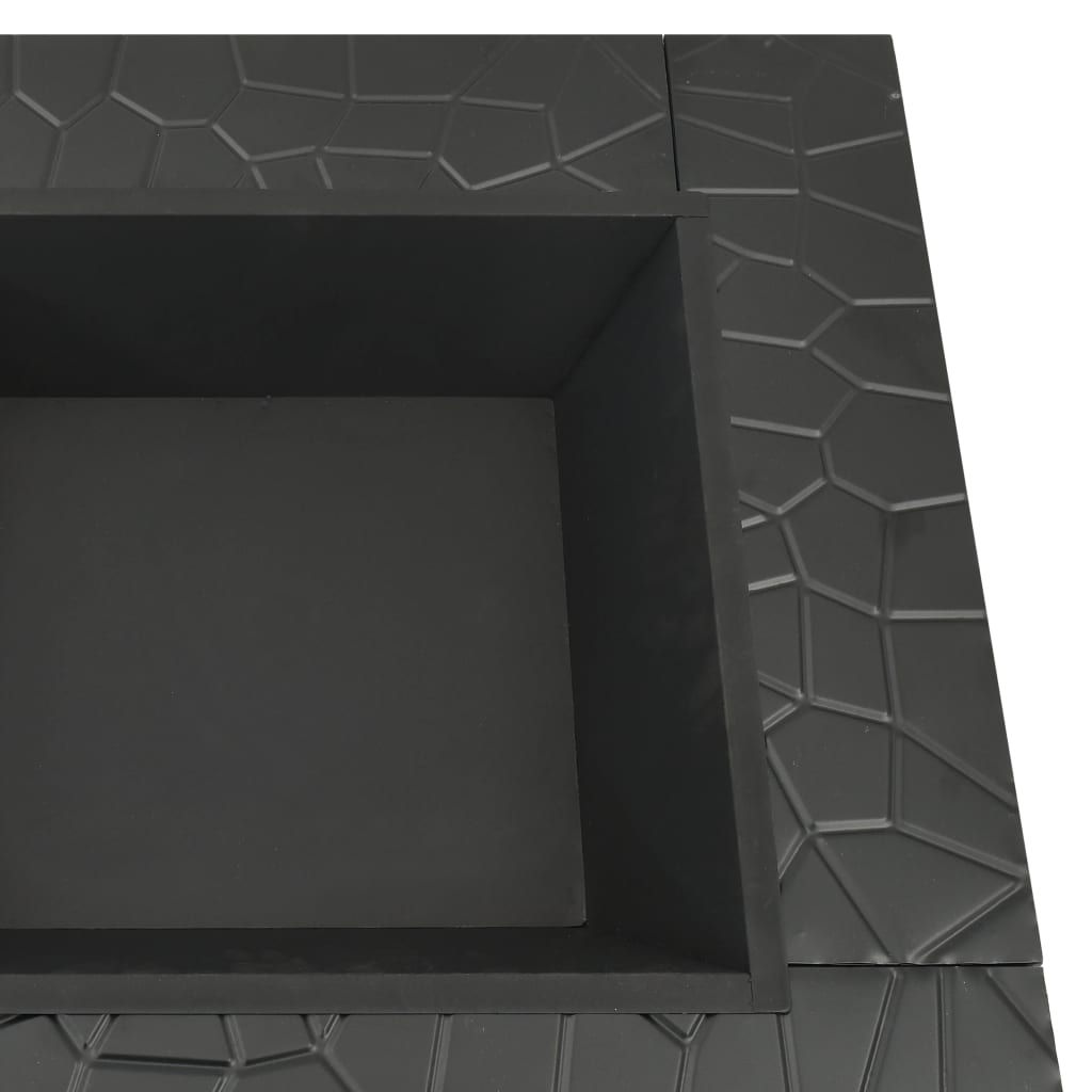 Brasero De Jardín Con Atizador Acero Xxl 81X81X47 Cm
