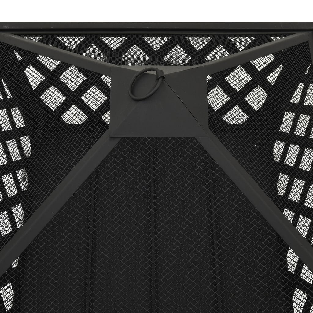 Brasero Con Atizador Acero Xxl 64 Cm
