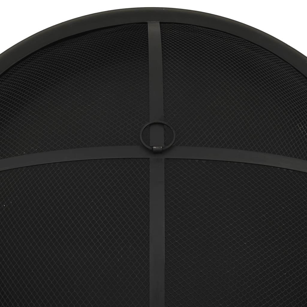 Brasero Con Atizador Acero Xxl 75 Cm