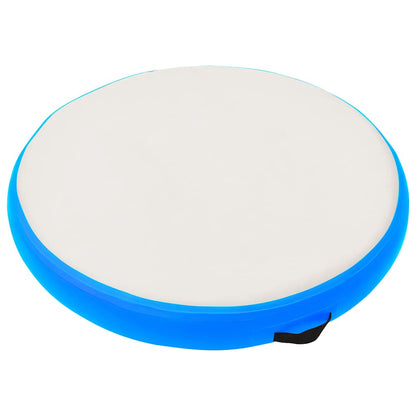 Esterilla Inflable De Gimnasia Y Bomba Pvc Azul