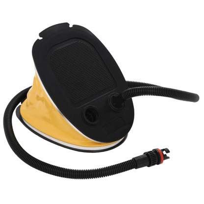 Bomba De Inflado De Pie Pp Y Pe Gris Y Amarilla 26X18 Cm