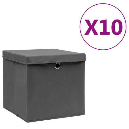 Cajas De Almacenaje 4 Uds Tela No Tejida 28X28X28 Cm