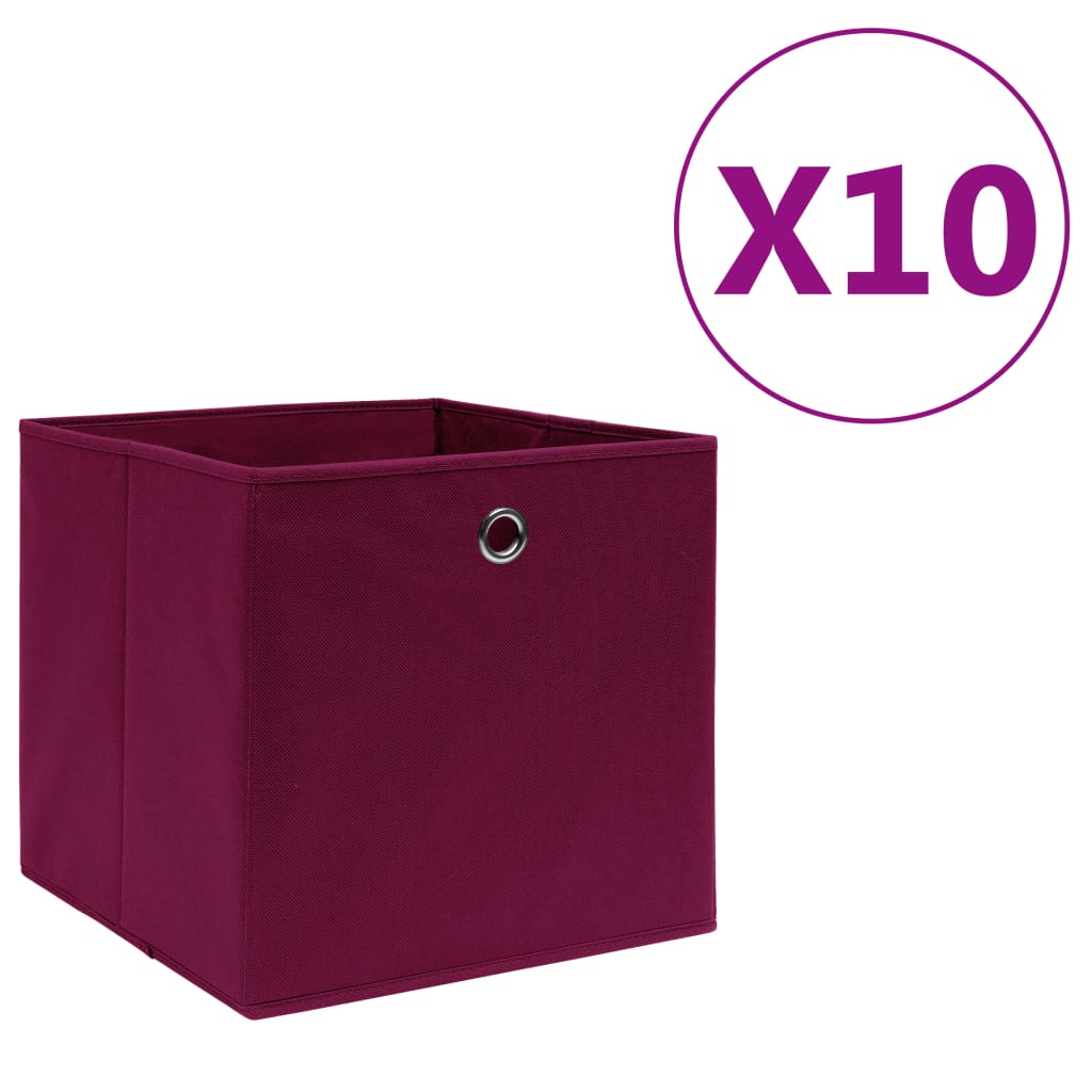Cajas De Almacenaje 4 Uds Tela No Tejida 28X28X28 Cm