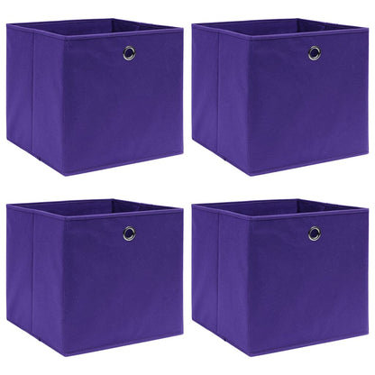 Cajas De Almacenaje 4 Uds Tela No Tejida 28X28X28 Cm