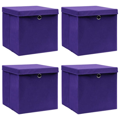Cajas De Almacenaje 4 Uds Tela No Tejida 28X28X28 Cm