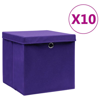 Cajas De Almacenaje 4 Uds Tela No Tejida 28X28X28 Cm