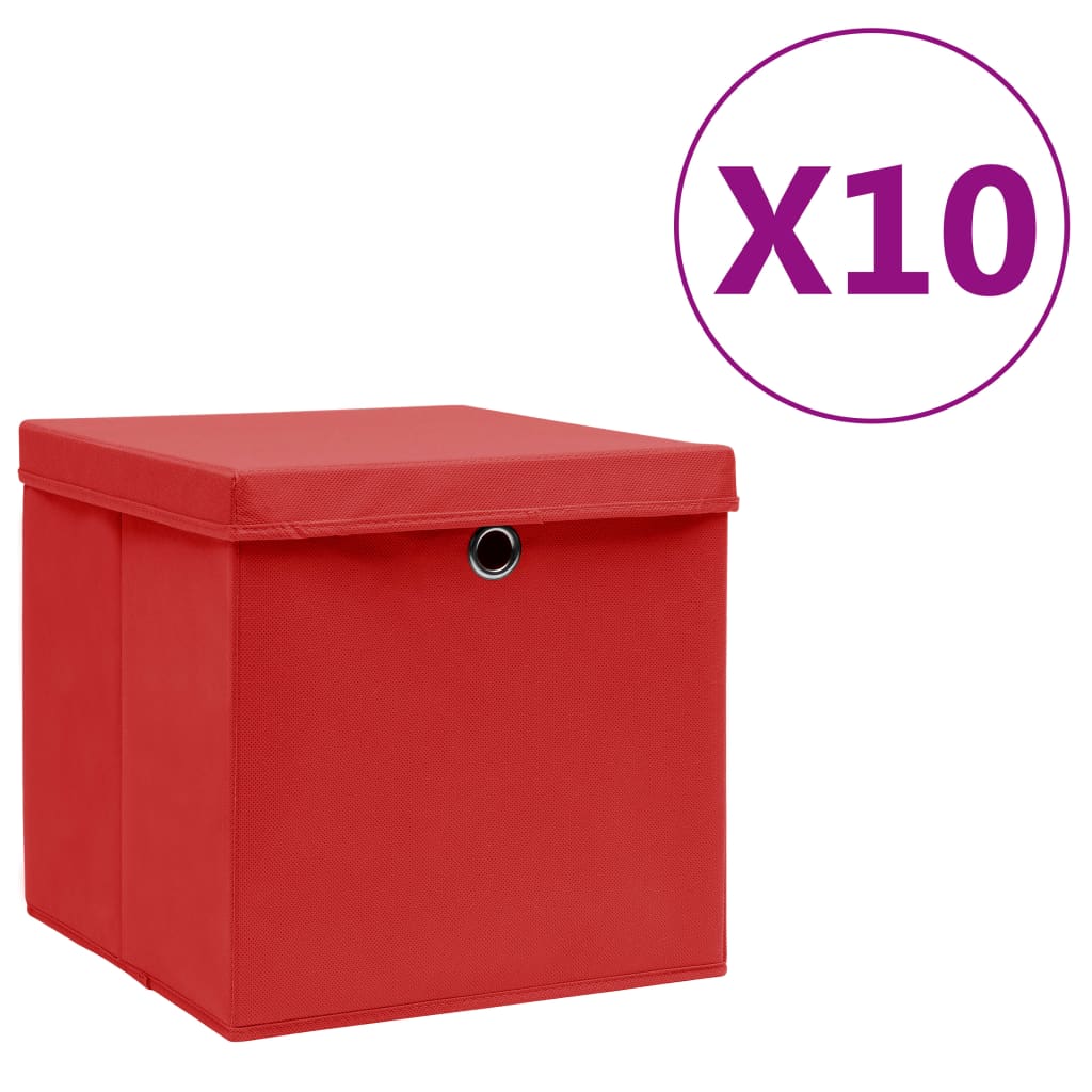 Cajas De Almacenaje 4 Uds Tela No Tejida 28X28X28 Cm