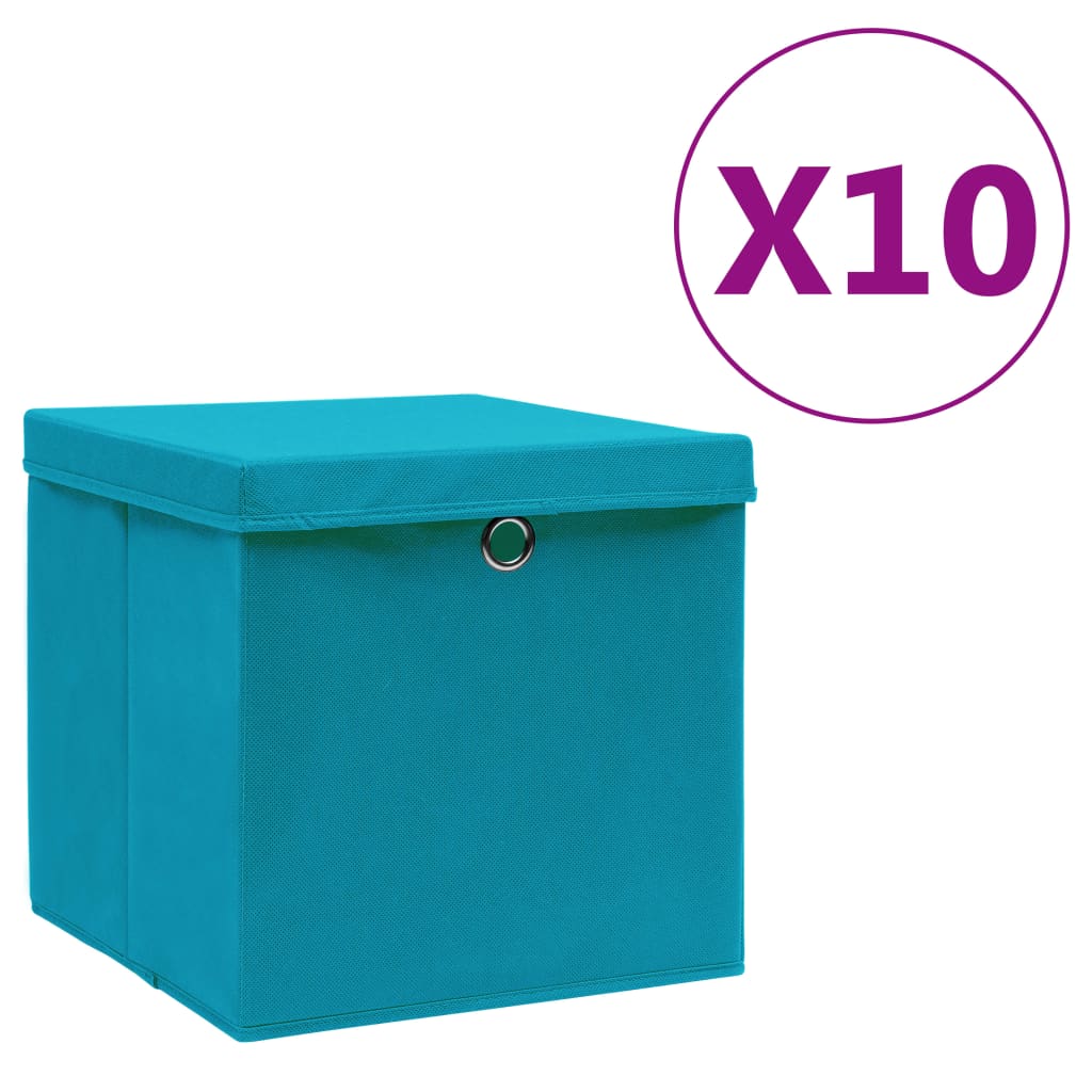 Cajas De Almacenaje 4 Uds Tela No Tejida 28X28X28 Cm