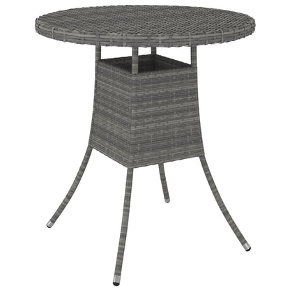 Mesa De Jardín Ratán Sintético 70X70X73 Cm