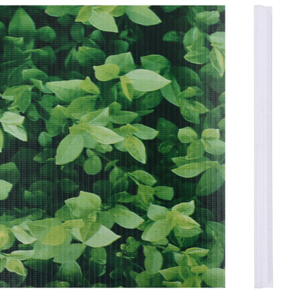 Panel De Valla De Pvc Verde 70X0,19 M