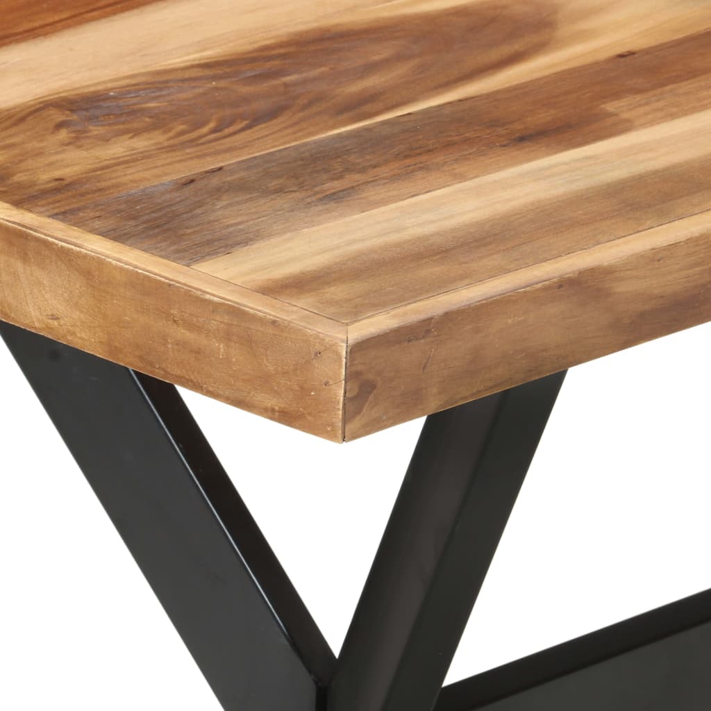 Mesa De Comedor De Madera Acacia Acabado Miel