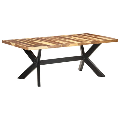 Mesa De Comedor De Madera Acacia Acabado Miel