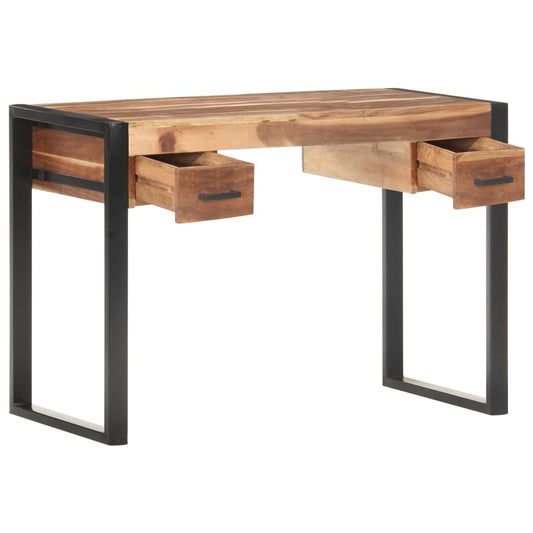 Escritorio De Madera Maciza 110X50X76 Cm