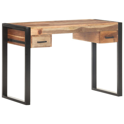 Escritorio De Madera Maciza 110X50X76 Cm