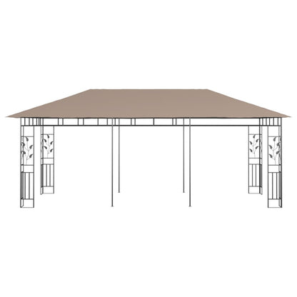 Cenador Con Mosquitera Gris Taupe 6X3X2,73 M 180 G/M²