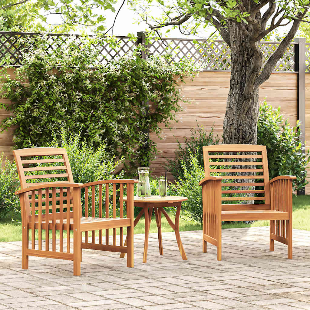 De Madera Maciza De Acacia 102X50X43 Cm