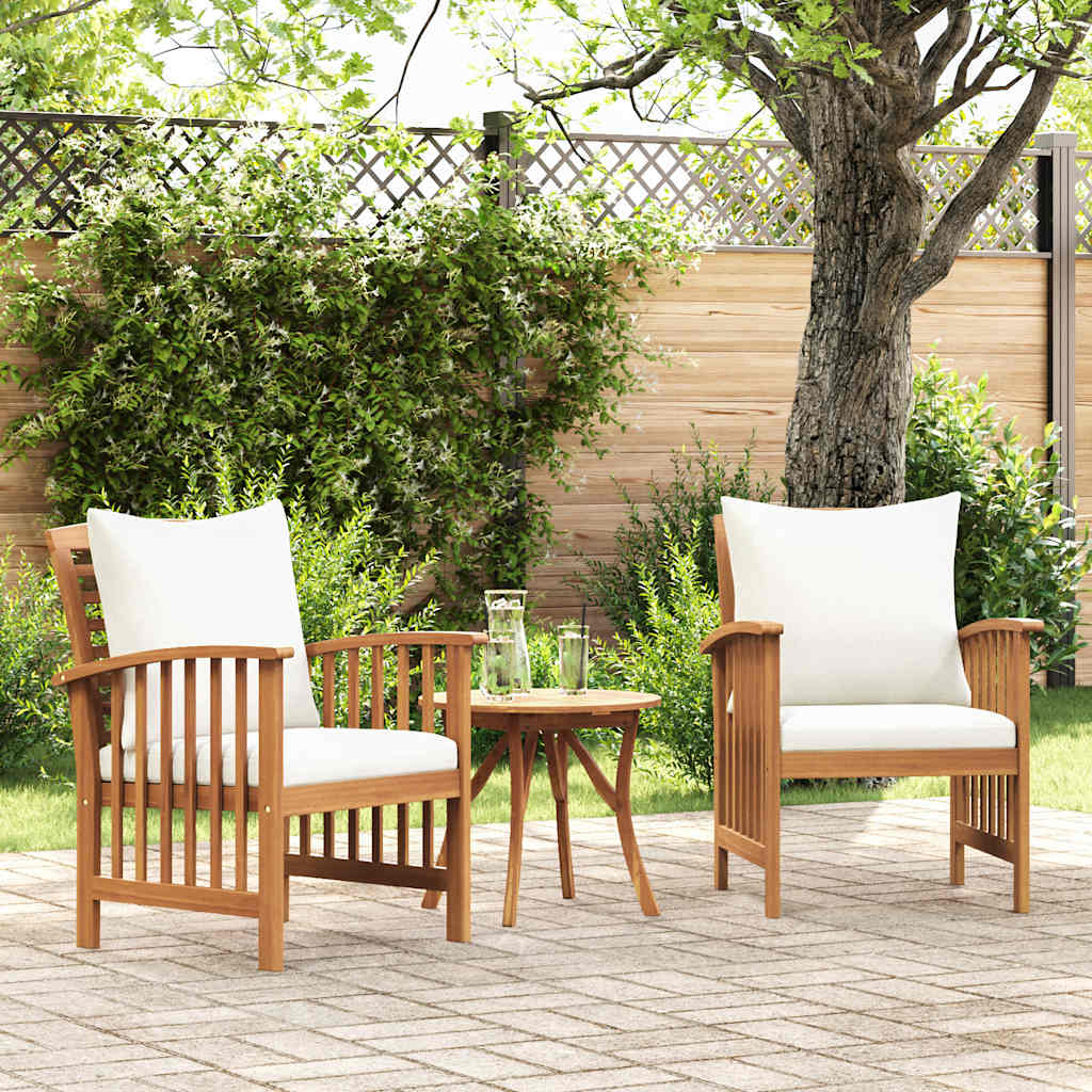 De Madera Maciza De Acacia 102X50X43 Cm