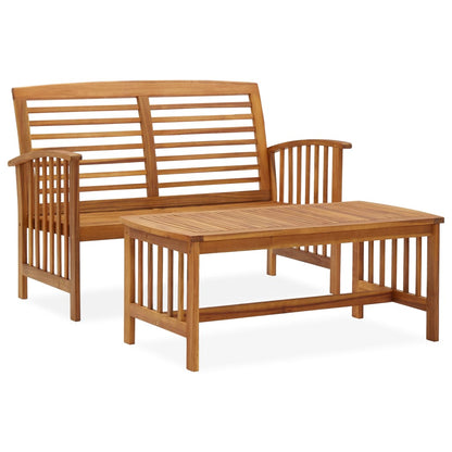 De Madera Maciza De Acacia 102X50X43 Cm