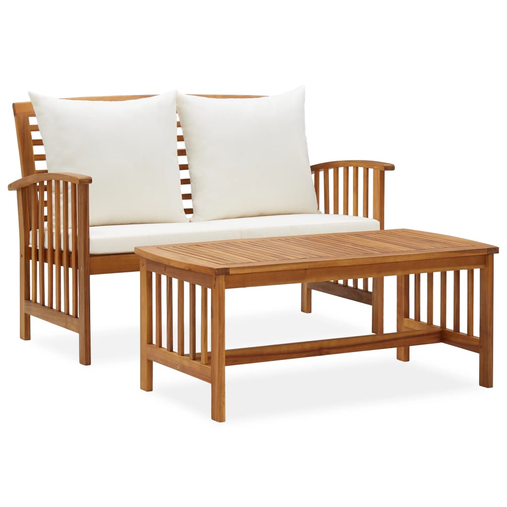 De Madera Maciza De Acacia 102X50X43 Cm