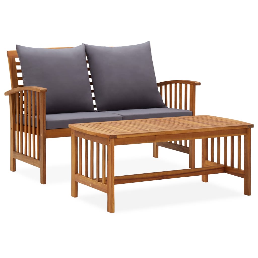 De Madera Maciza De Acacia 102X50X43 Cm