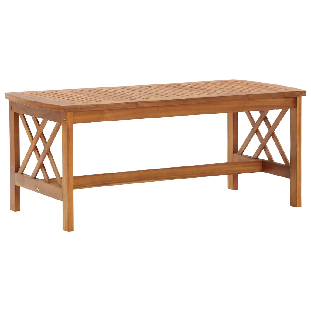 De Madera Maciza De Acacia 102X50X43 Cm