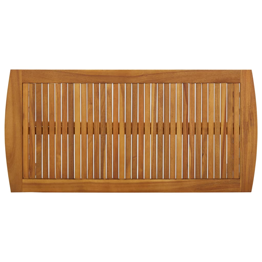 De Madera Maciza De Acacia 102X50X43 Cm
