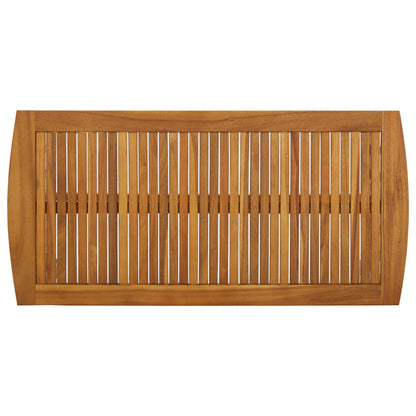 De Madera Maciza De Acacia 102X50X43 Cm