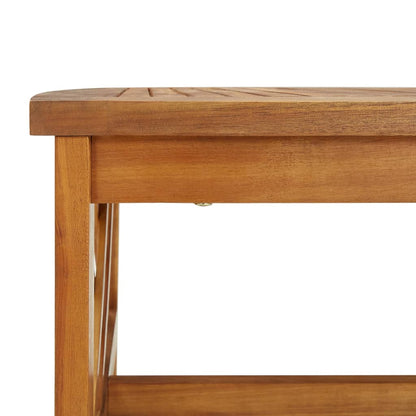 De Madera Maciza De Acacia 102X50X43 Cm