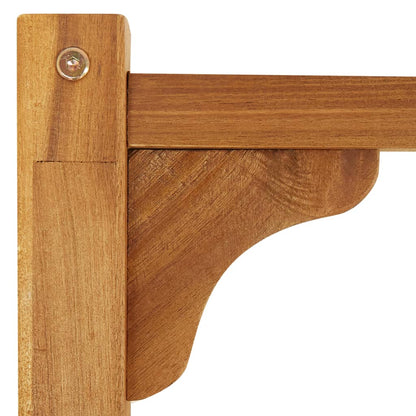 Tumbona Doble Con Cortinas Y Cojines Madera Maciza De Acacia