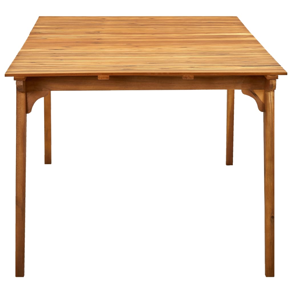 Mesa De Jardín De Madera Maciza De Acacia 201,5X100X75 Cm