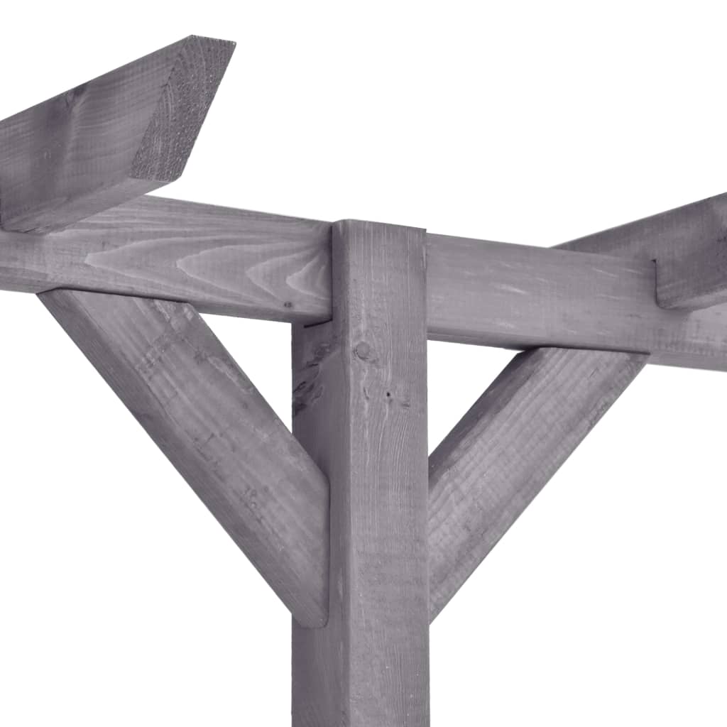Pérgola De Jardín De Madera De Pino Impregnada
