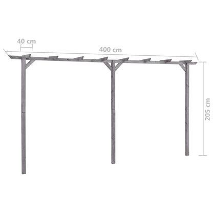 Pérgola De Jardín De Madera De Pino Impregnada